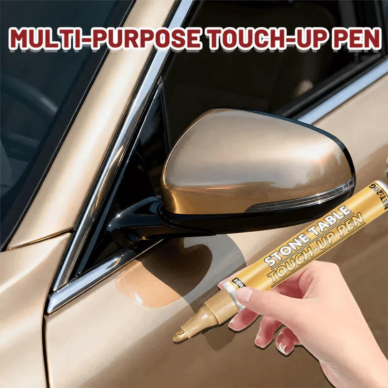 Gold Touch Up Paint Pen Multi-use Repair Pen For Car Metal Surface Musical Instrument Sax Trumpet Scratch Rust Oxidation Cover