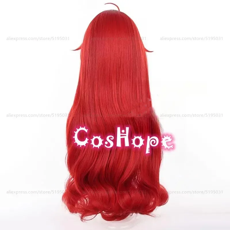 Argenti Cosplay Perücke 70cm lange lockige Welle Perücke rote Perücke Cosplay Anime Cosplay Perücken hitze beständige synthetische Perücken