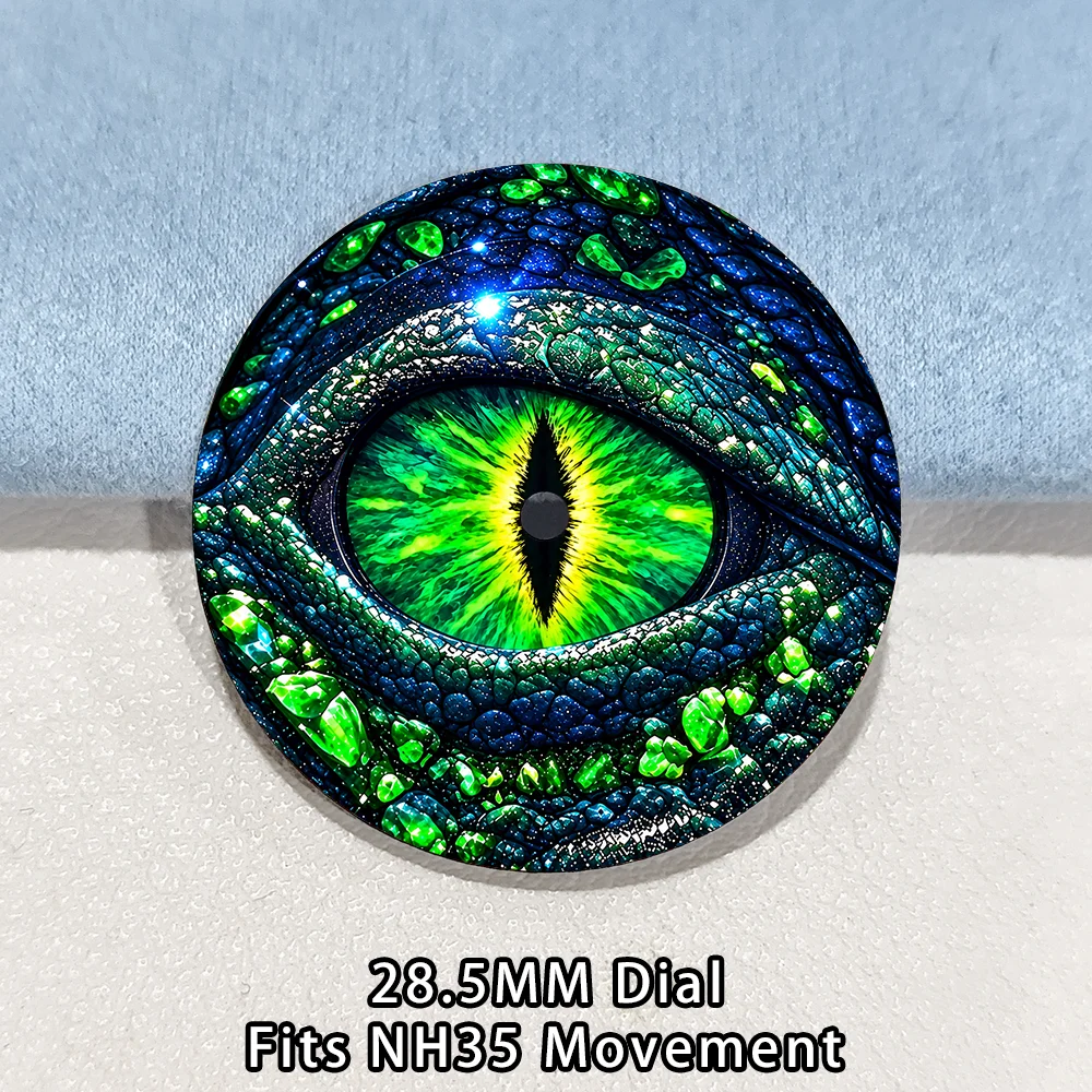 Dragon Eye NH35 Dial For NH35 Movement Personalized Dial 28.5mm Dragon Eye Dial NH35 Personalized Logo Dial DIY Dial Accessories