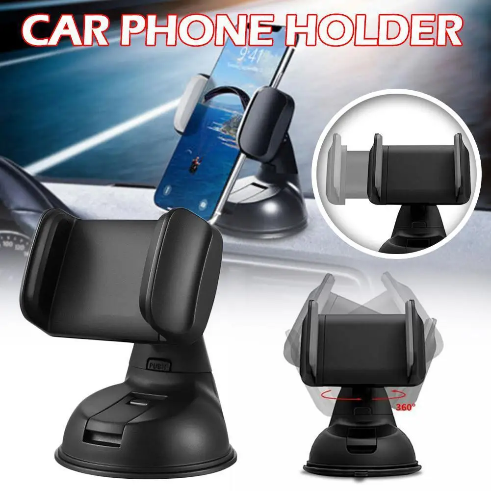 

Car Phone Holder 360° Rotation Adjustable Windscreen Phone Interior Holder Automotive Accessories Dashboard Mobile G9K1