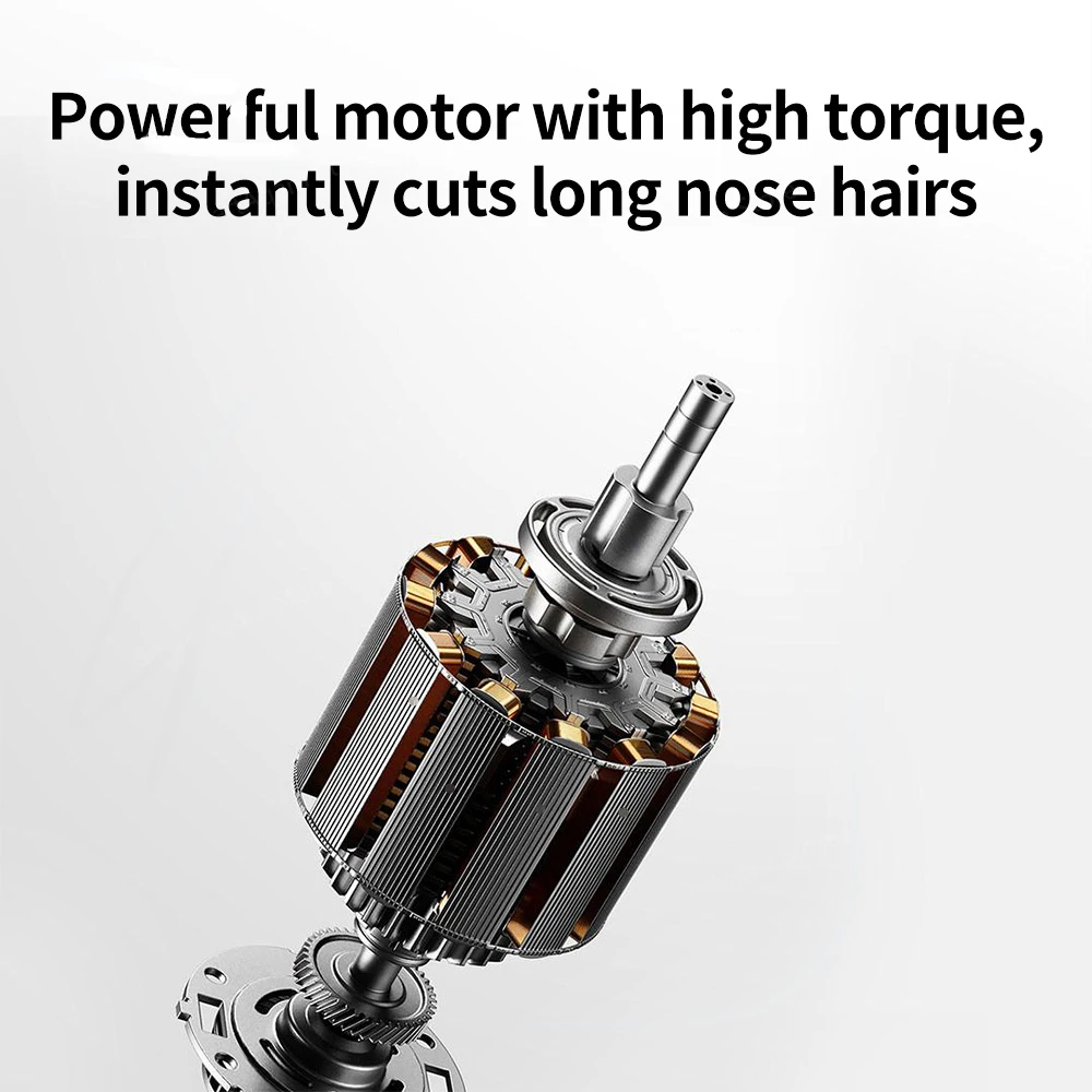 Xiaomi Mijia Elektrische Neus Haar Trimmer Verwijderbare Antibacteriële Mes Verborgen Beschermhoes Ipx5 Waterdicht Type-C Opladen