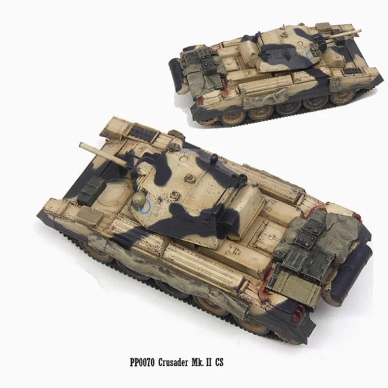 

PP0070 PP0069 1/72 Scale Crusader Tank MK.II CS Type Simulation Tracked Tank Model Static Display Collectible Toy Gift