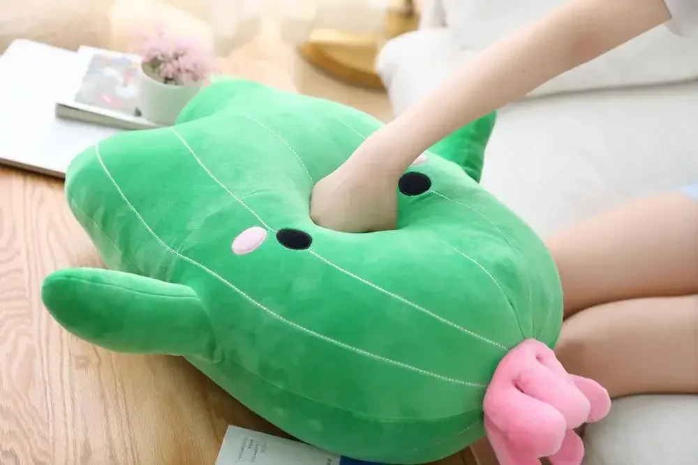 Muñeco de peluche de cactus de plantas Kawaii para niños, modelo de cactus suave, lindo coche/sofá/cama, cojín de almohada para dormir, regalo para niñas, 65cm