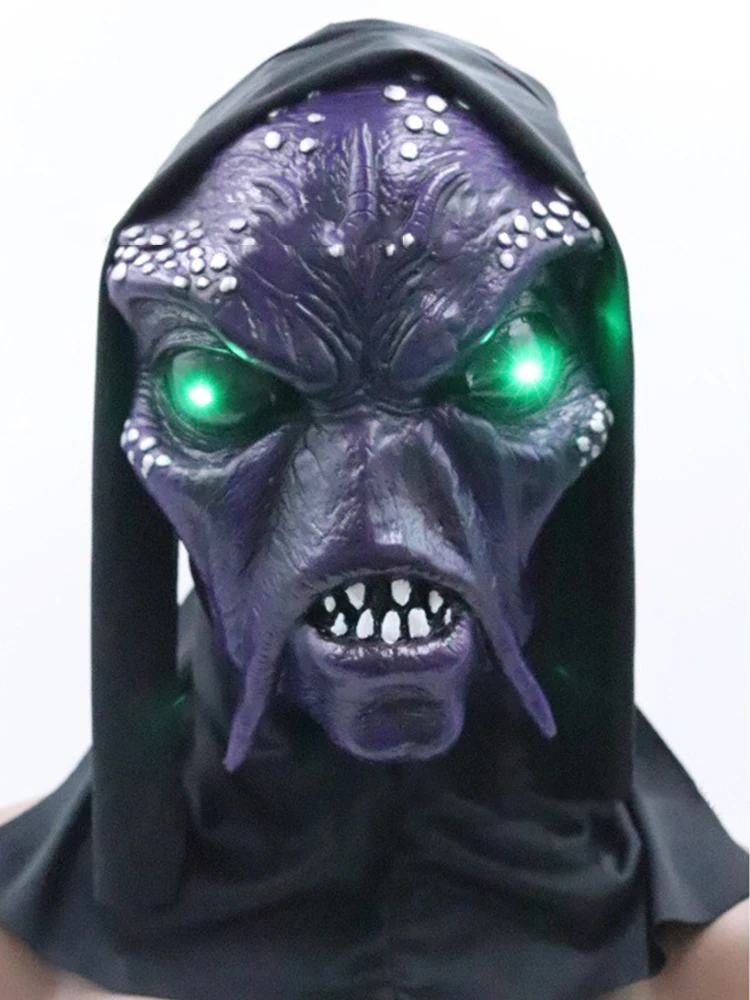 Maschera di Halloween Donna Uomo Testa intera Faccia Realistica Silicone Nonno Nonna Maschera Simulazione Forniture Puntelli Cosplay per feste