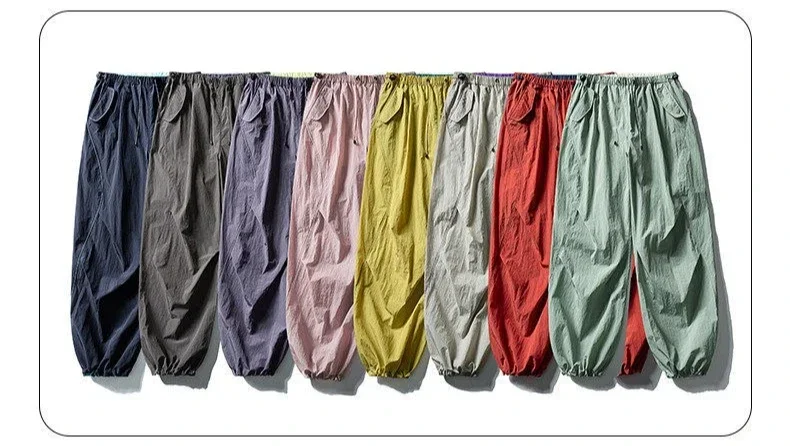 Unisex Outdoor Wasserdichte Cargohose - Schnell Trocknende Weite Techwear-Hose | Windbreaker-Wanderhose mit Doppelfunktion – Detail 12