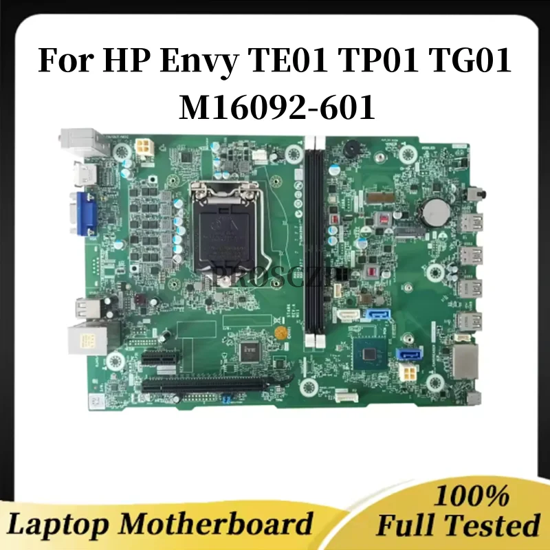 

M16092-601 используется для материнской платы HP Envy TE01 TP01 TG01 M17098-001 M16092-001 Intel H570 LGA1200 11-й DDR4 100% тестирование