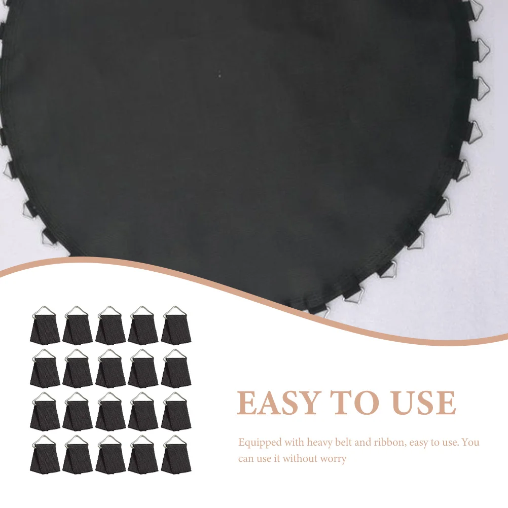 

40 set Triangle Ring Buckles Sturdy Iron Parts For Jumping Bed Durable Safety Replaceable Wear-Resistant Portable Accessories