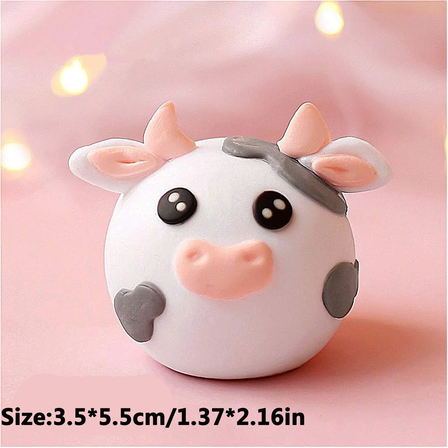 Cute Cow Cake Decoration Farm Animal Birthday Cow Cake Topper for Animals Theme Birthday Cow Party Decorations