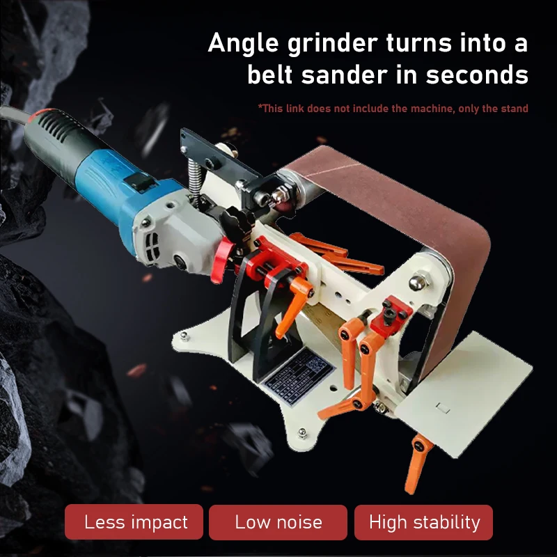 Holder Mini Desktop Sharpening Knife Angle Grinder Conversion Belt Sander Stand 100 Angle Grinder M10 Belt Sanding Machine