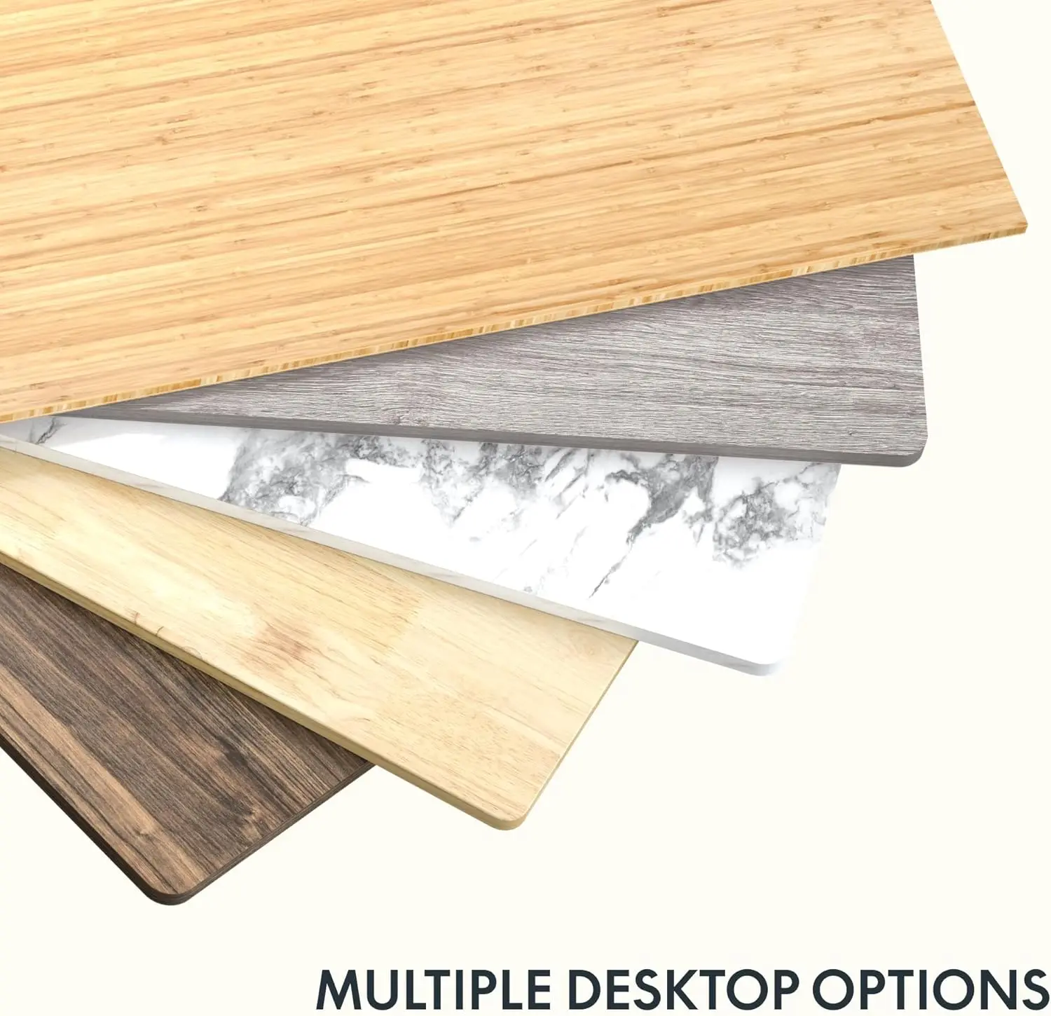 Peça inteira 48 "x 24" desktop 1 "espessura altura ajustável mesa retangular placa de grão de madeira marrom (48 polegadas madeira marrom g