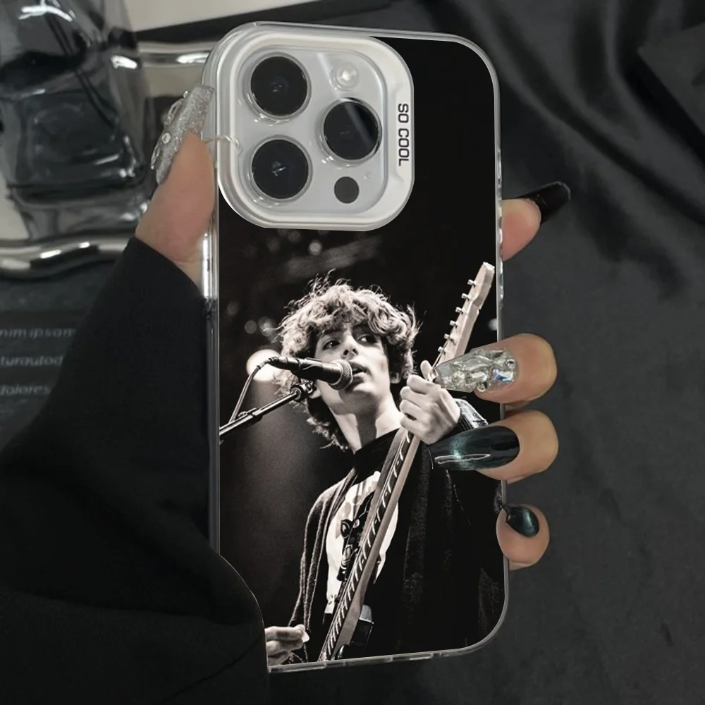 حافظة هاتف سينجر أكتر فين وولفارد لهاتف آيفون 16,15,14,13,12,11,Pro,Max,Plus,Mini,XS مضادة للسقوط رمادي فضي غير لامع مصد صلب #3