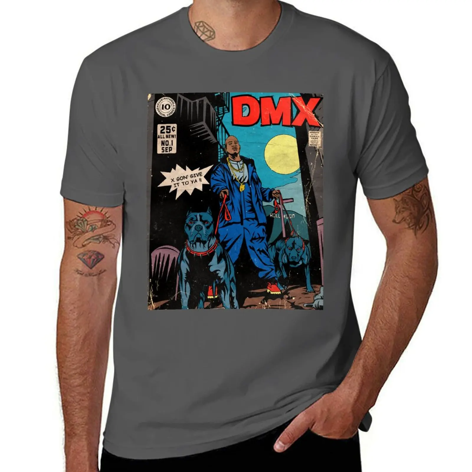 dmx x gon give it to ya T-Shirt man t shirts graphic man t shirt summer t shirt personalised T-Shirt