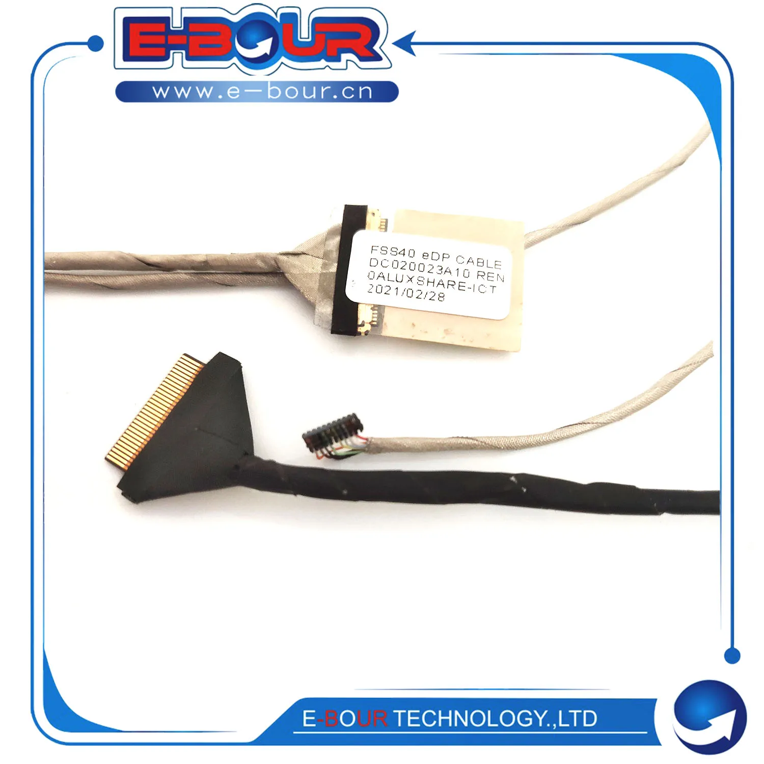 Imagem -02 - Cabo Flexible de la Exhibición Del Cuaderno para S14515iwl 340c-15 Fs540 Edp dc 020023 A00 cc 020023 A20 cc 020023 Lvds Lcd Del Ordenador Portátil A10 el