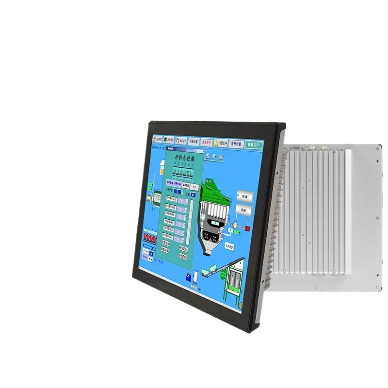 15.6/19 inch embedded industrial control computer, display Android capacitive resistance touch screen