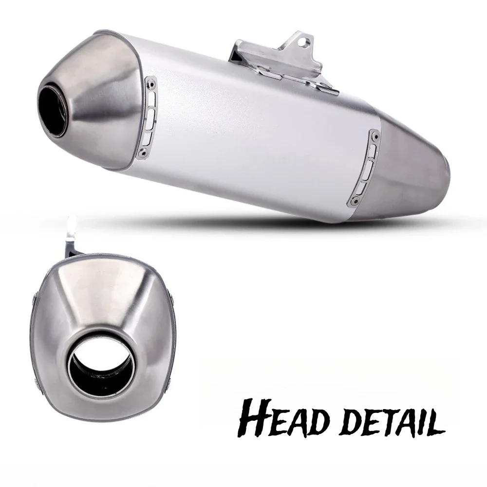 51mm Universal Motorcycle Exhaust Muffler Pipe for Escape Off-Road Motorcycle Scooters For KTM EXC CRF150 EXC WR450 RC390 - view 4