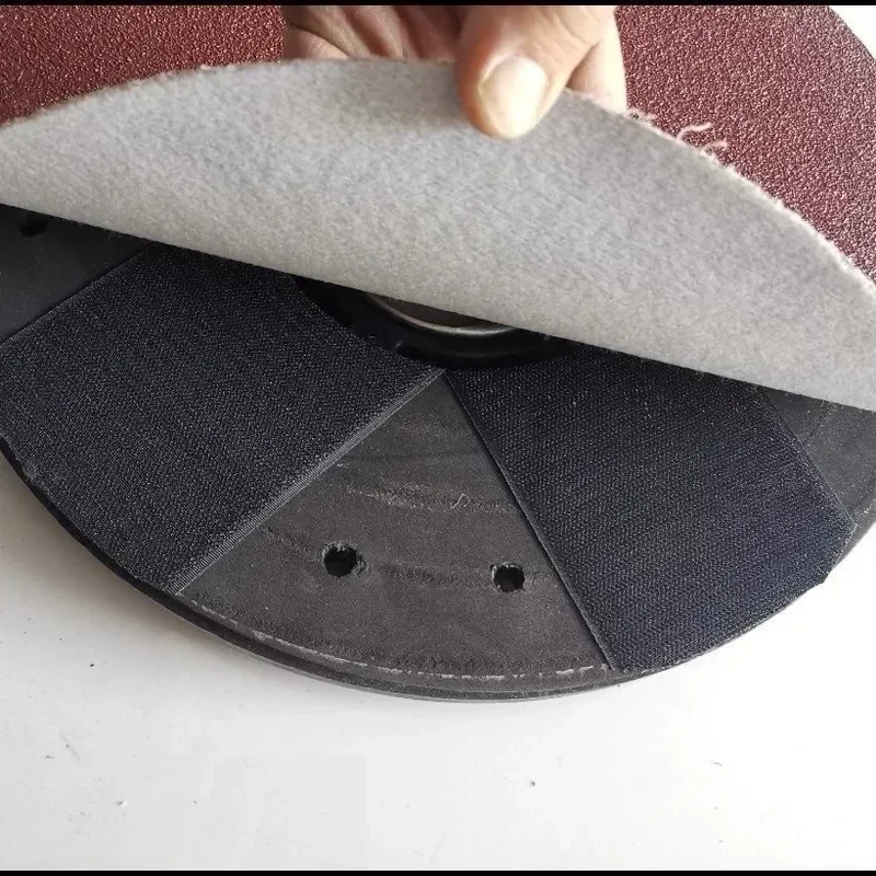 Self-Leveling Cement Floor Grinding Sandpaper Tray with Self-Adhesive Backing 154mm and 175mm Interface Compatible