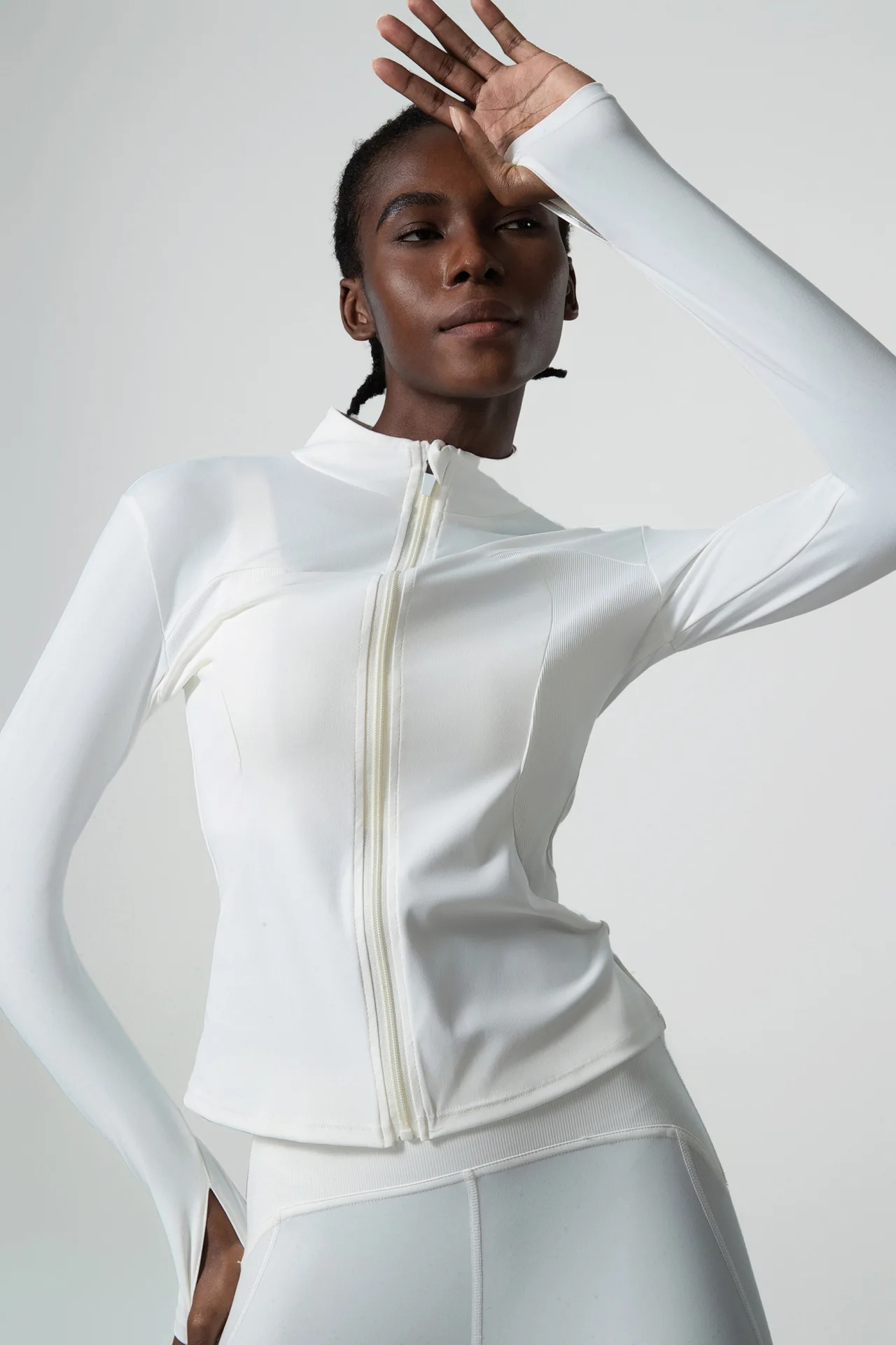 

Winter Thread autumn and winter new yoga wear sets, sportswear tops, women's zipper fitness wear, long-sleeved yoga jackets