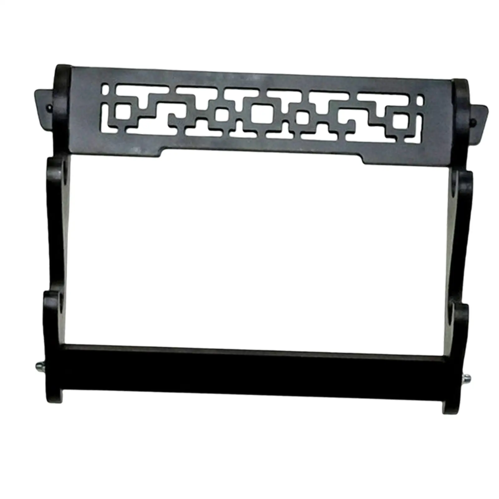 Samurai Sword Display Rack Wall Mount Holder for Wakizashi Tanto Black Stand Decorative Case