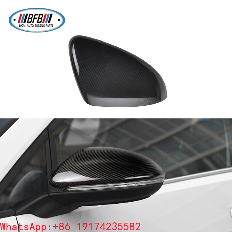

Real Pre-preg Carbon Fiber Exterior Trim Car Accessories for Car Add on Style Mirror Cover for Volkswagen Golf 7 2014-2017
