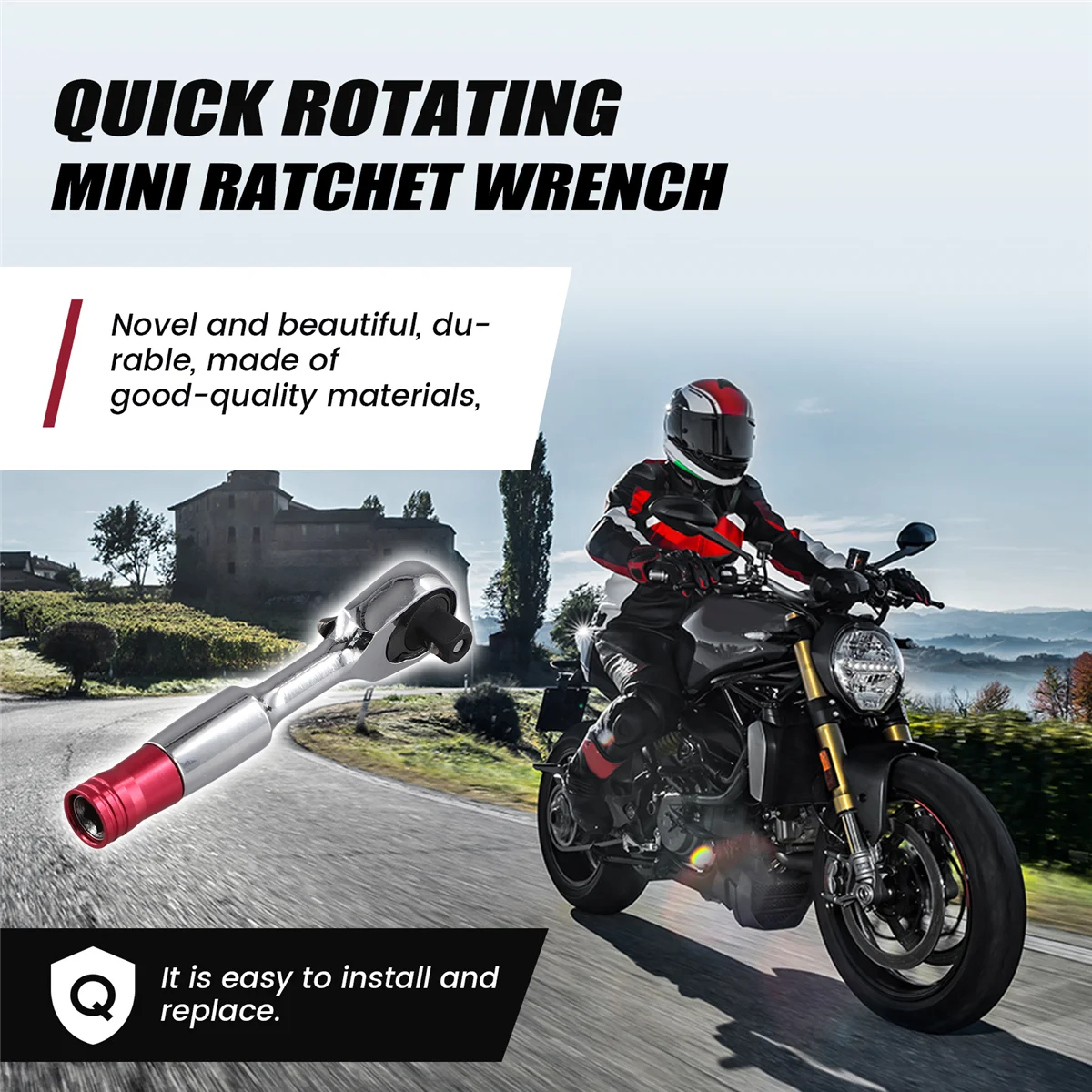 

AT14A 2-в-1 мини-шестигранный ключ, ручные головки, трещотки, набор ключей 1/4, отвертка, динамометрические гаечные ключи, инструмент для ручного ремонта велосипеда