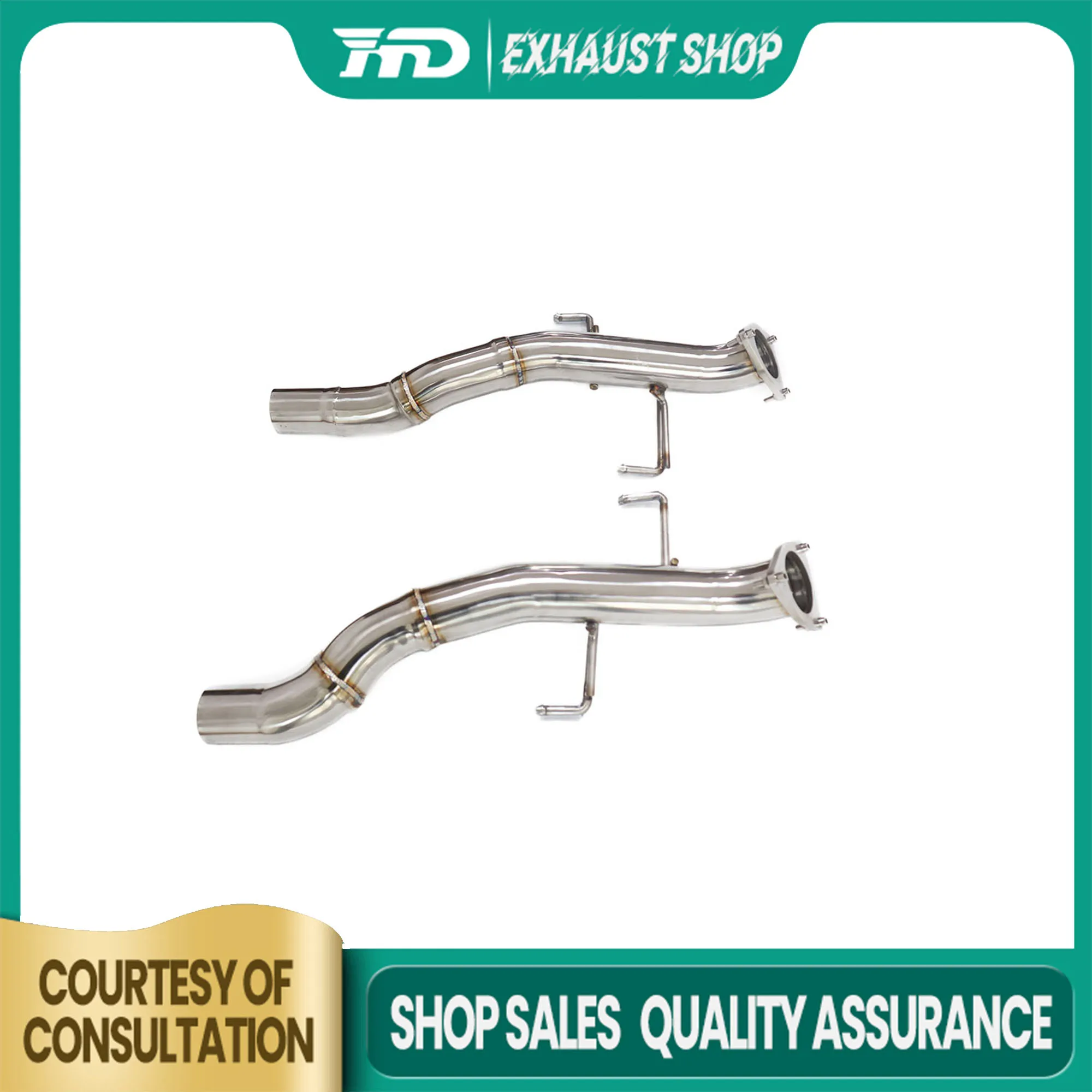 

HMD Exhaust System High Flow Performance Resonant Tube For Porsche Cayenne Turbo 4.8T 957 Stainless Steel