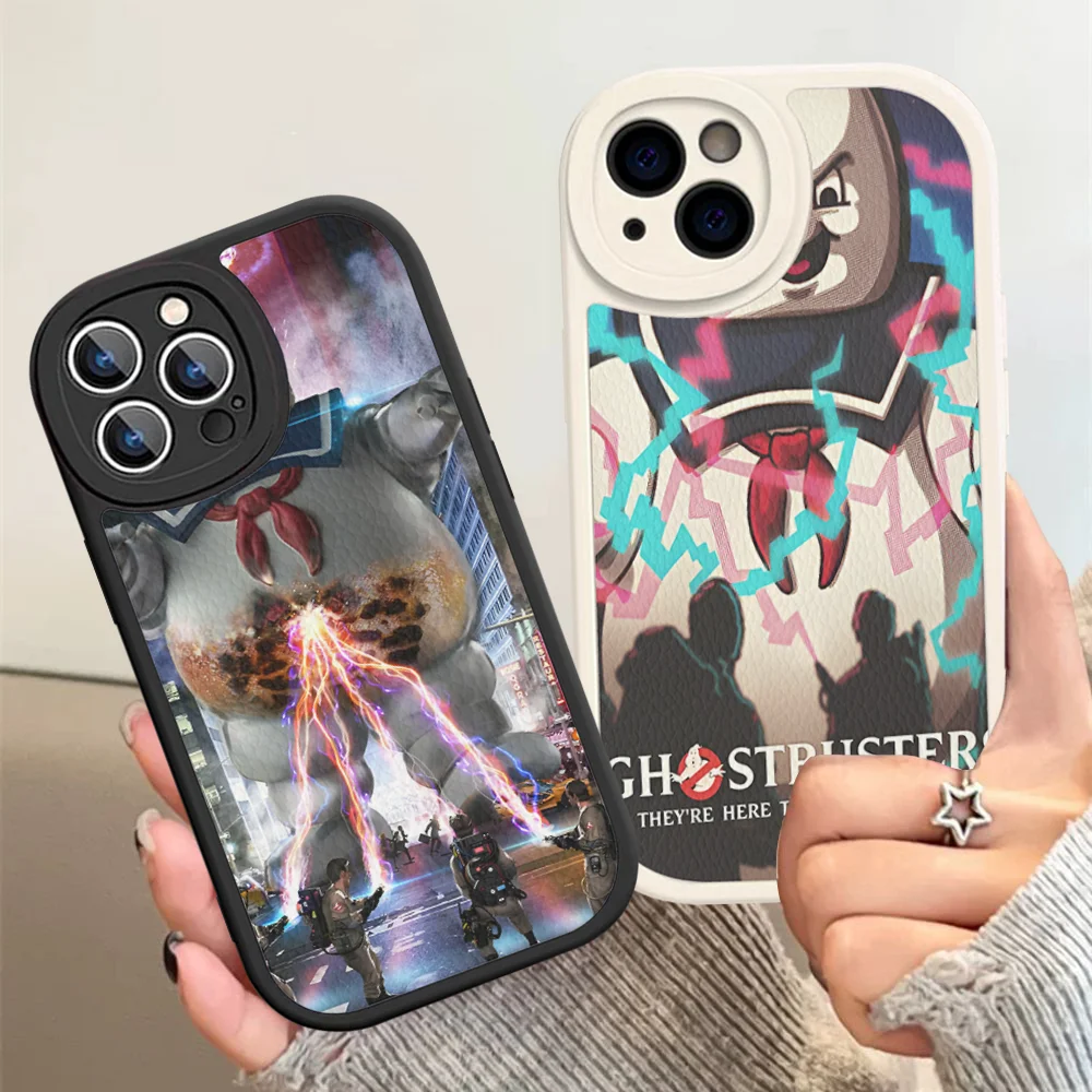 Movie E-Extreme G-Ghostbusters Phone Case Hard Leather For iPhone 14 13 12 Mini 11 14 Pro Max Xs X Xr 7 8 Plus Fundas