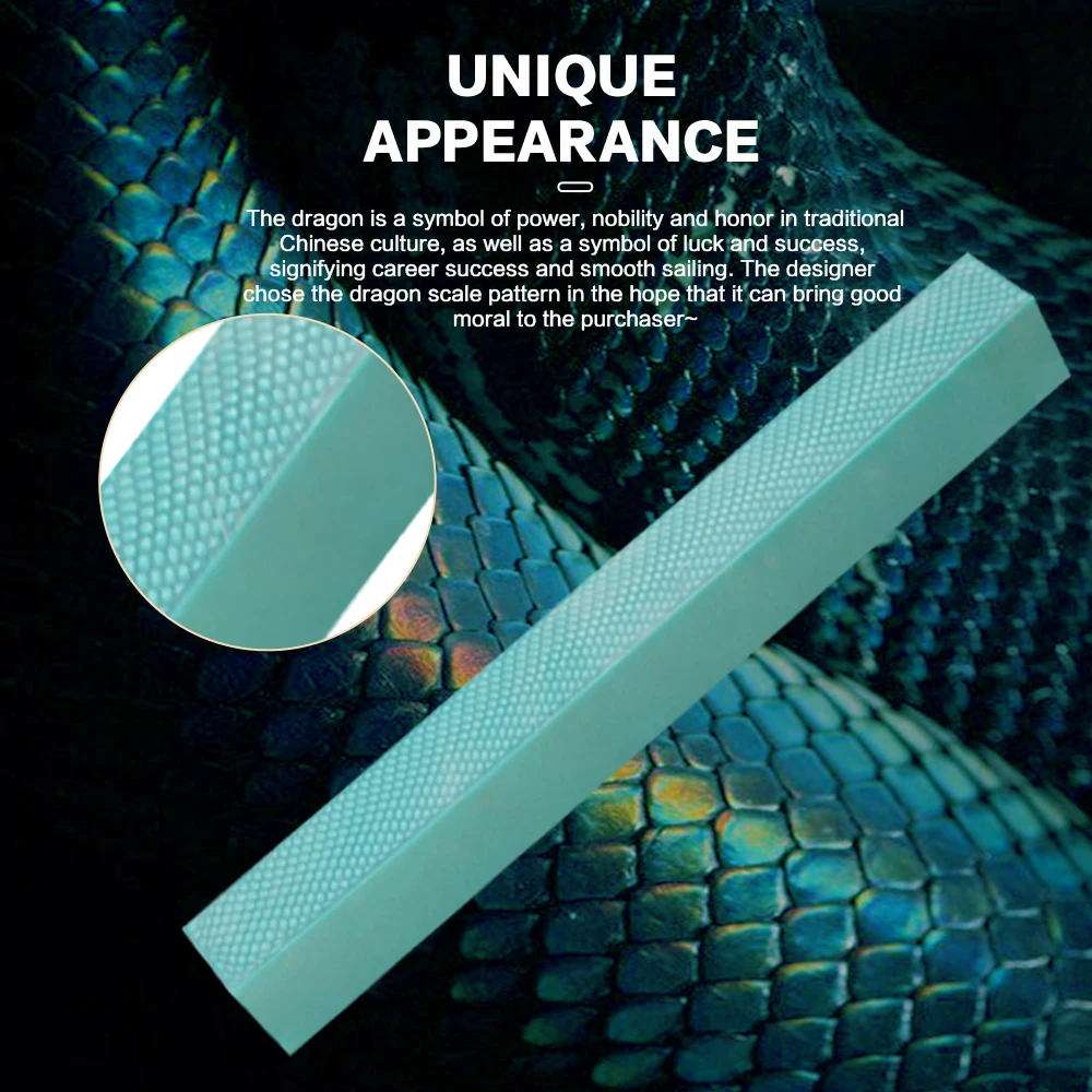 Juma Dragon virola arcobaleno, puntale da biliardo, puntale fai da te professionale e durevole per biliardo Snookercues