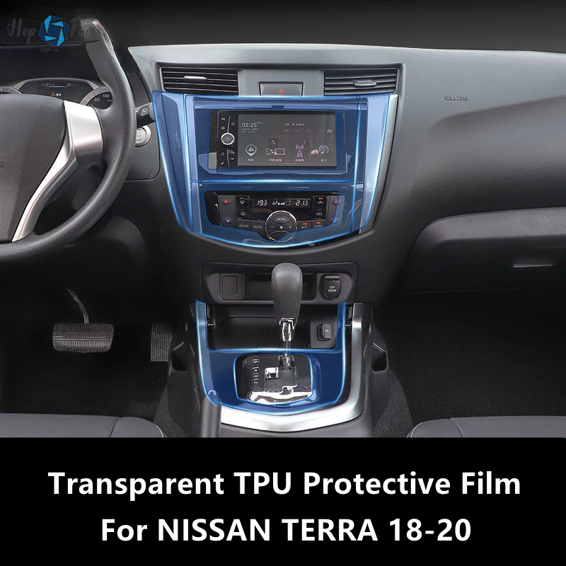 

For NISSAN TERRA 18-20 Car Interior Center Console Transparent TPU Protective Film Anti-scratch Repair Film Accessories Refit