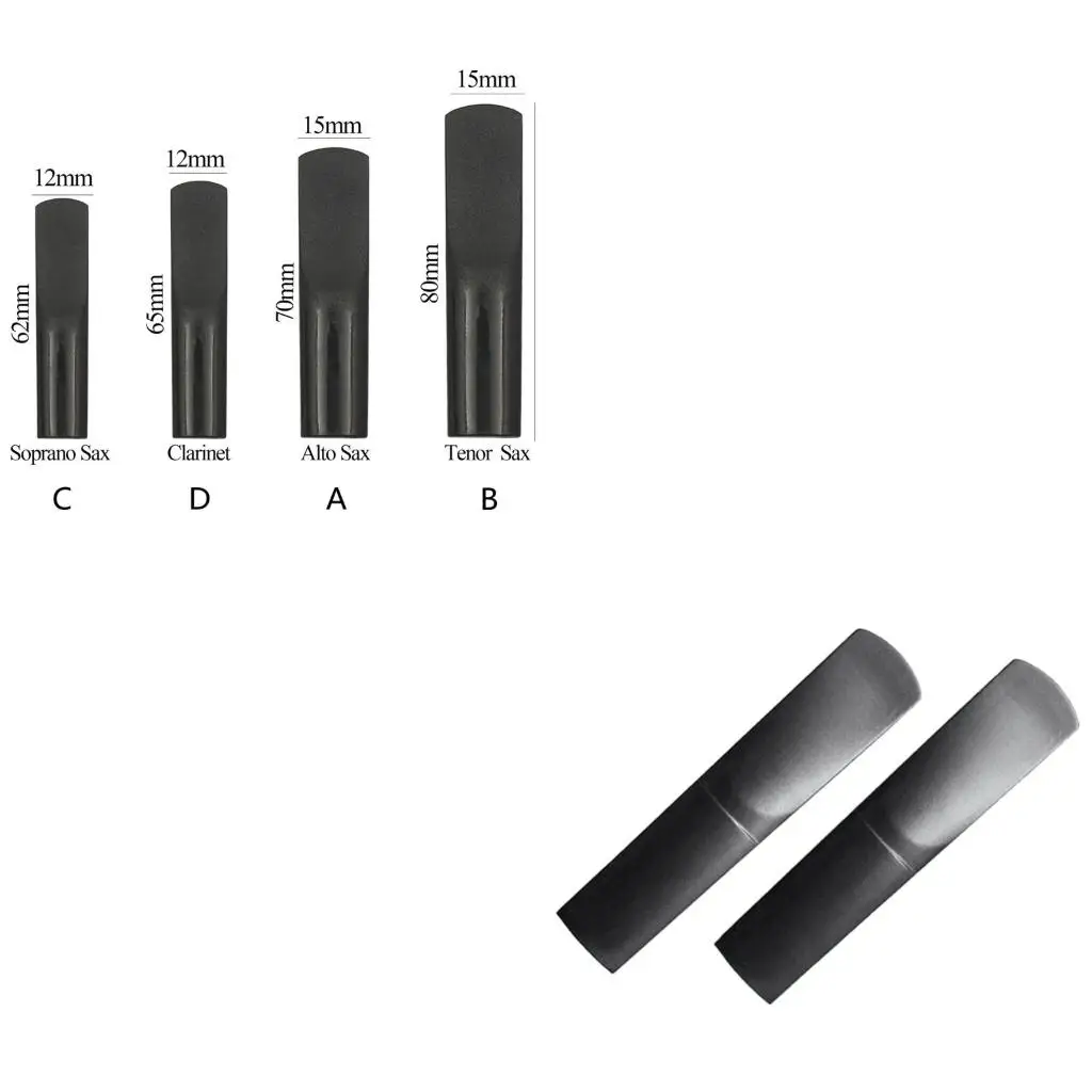 Q39E 1Pc Alto Saxophone Reeds Size 2.5 Strength, Traditional Sax Clarinet Reeds Strength 2 1/2 for Clarinet Soprano Alto Sax