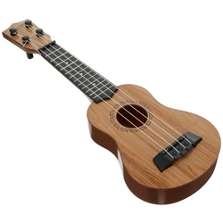 Plastic Baby Music Toy Four String Wooden Baby Music Toy Ukelele Strings 8 Strings Wood 23 Beginners Entertainment Instrument