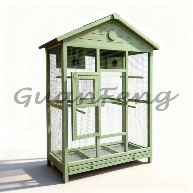 Large Luxury Outdoor Bird Breeding Cage, Oversized Pet Bird House for Household Cockatiel Budgerigar Raising