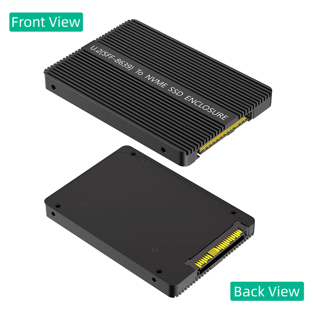 �y�Z�[�����z�V�o�[�W���� M.2(NGFF) NVMe SSD - U.2 (SFF-8639) 2.5�C���` SSD�A�_�v�^�[�i�T�[�}���p�b�h�t���j�AM.2 NVMe SSD��U.2�ɕϊ��iSATA�Ή��ł͂���܂���j