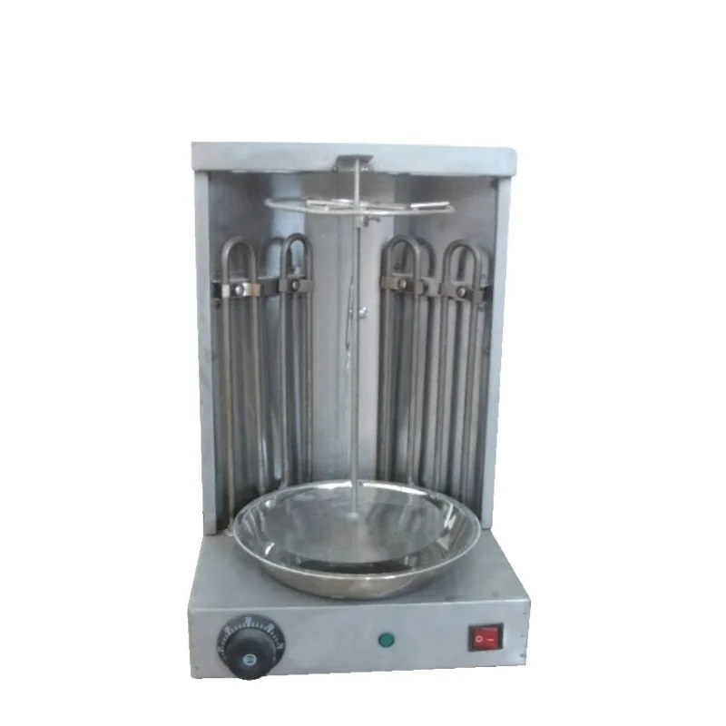 Professional Restaurant Equipment Desktop Electric Shawarma Commercial Lpg Stainless Steel Doner Kebab Machine Motor