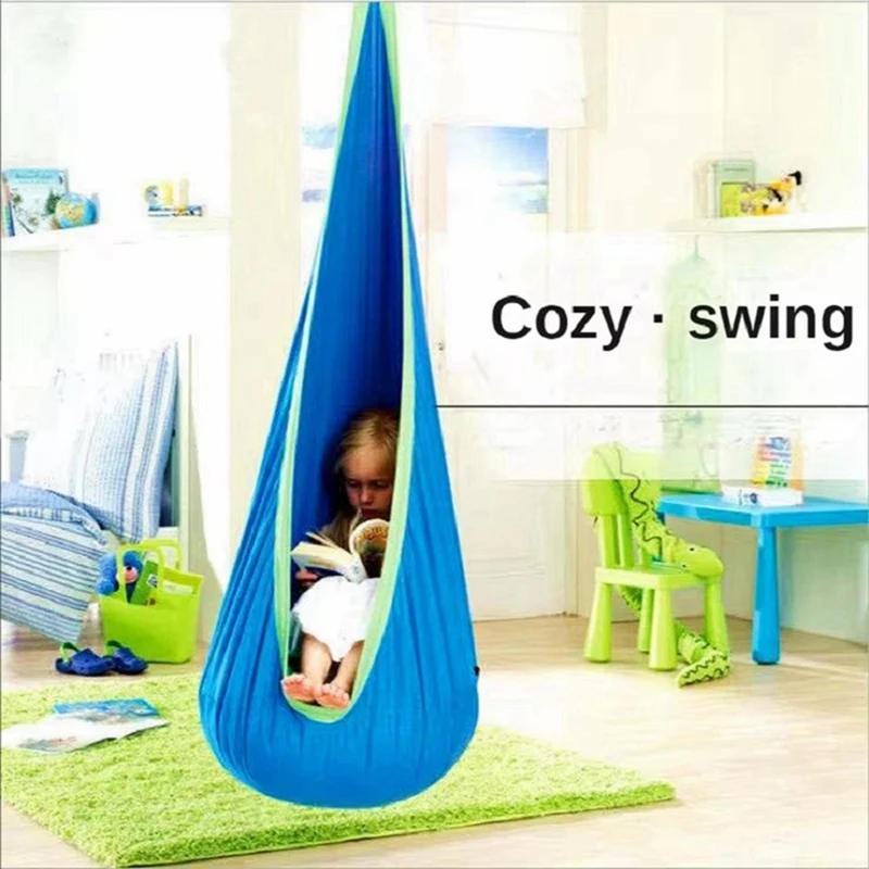 Hanging Chair Portable Parachute Cloth Swing Bed Indoor Courtyard Model With Inflatable Cushion Hanging Chair