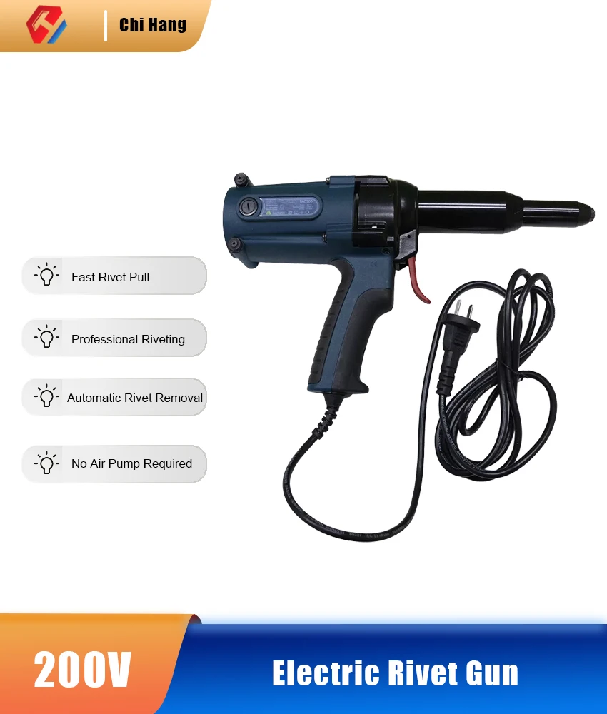 

TAC-500 Electric Rivet Gun Portable Plug-in Rivet Gun Is Suitable for 3.2-5.0mm Blind Rivets 220V