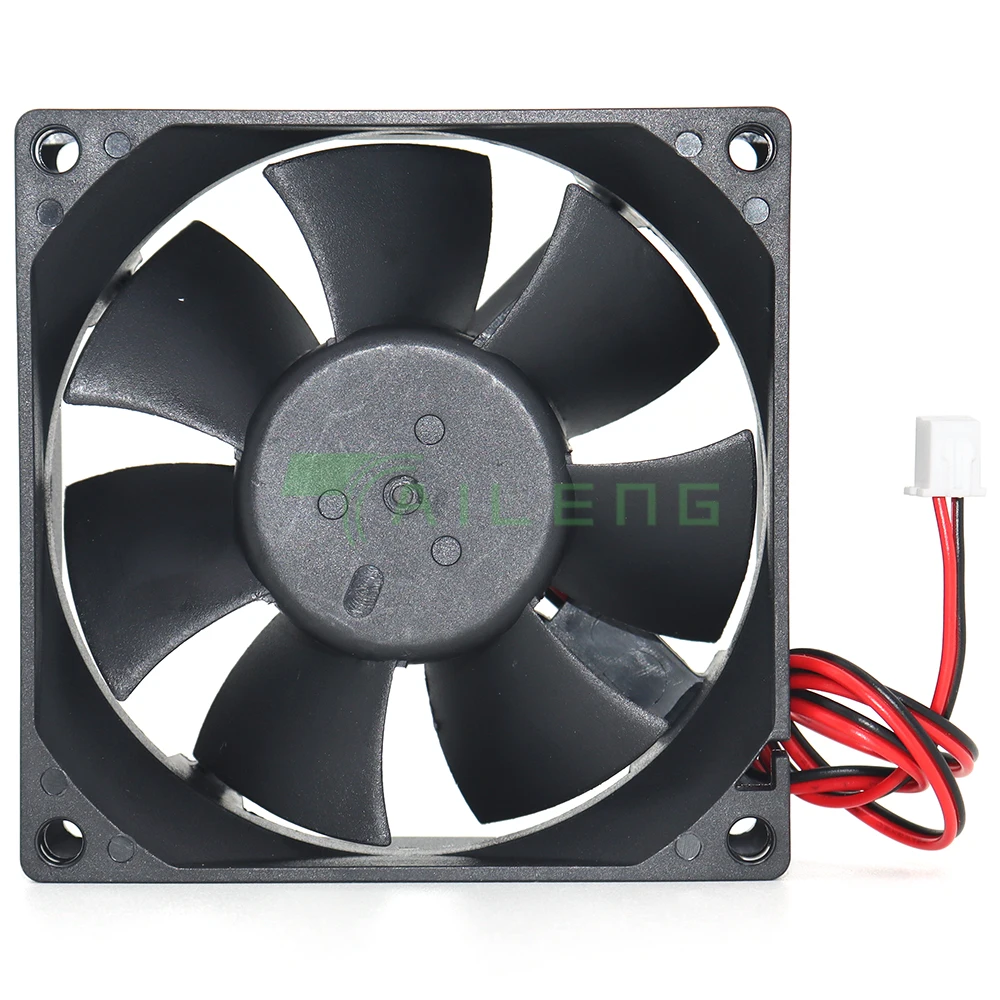 Voor Delta Afb0812sh 8025 8Cm 80Mm Dc 12V 0.51a Dual Ball Fan Voeding Chassis Koelventilator 2 Pins Ventilator