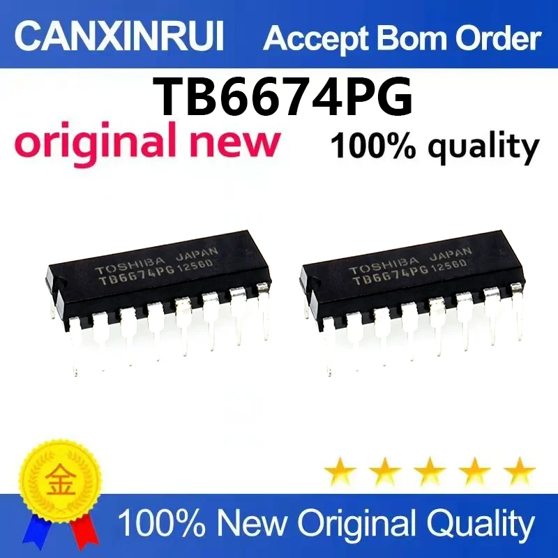 （5pcs-10pcs）Brand new original TB6674PG TB6674 motor drive control chip IC directly inserted DIP16