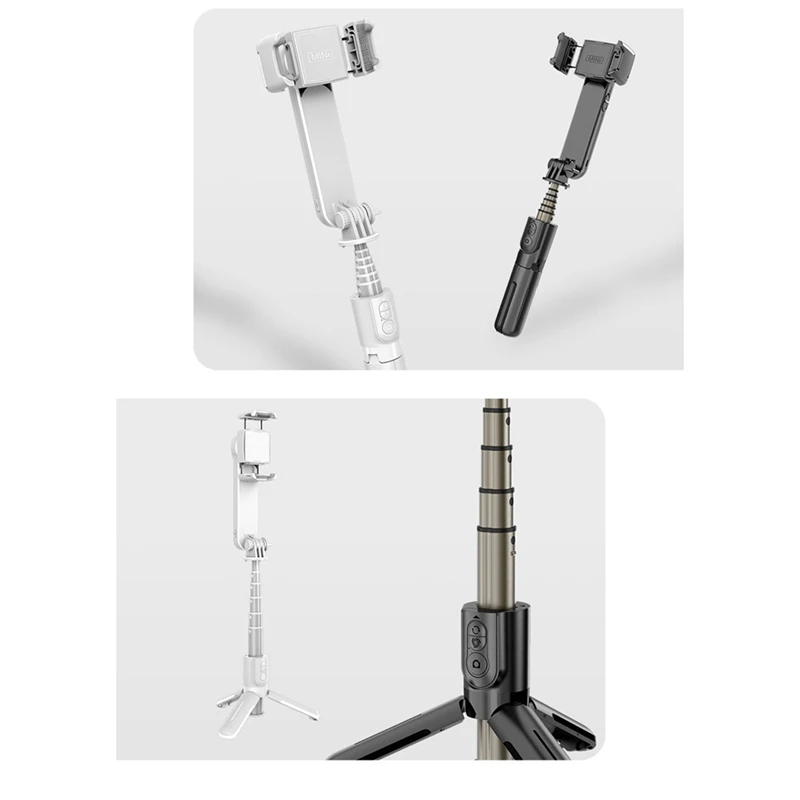 72Cm Anti-Shake Mobile Phone Gimbal Stabilizer Bluetooth Selfie Stick Aluminum Alloy Handheld Stabilizer