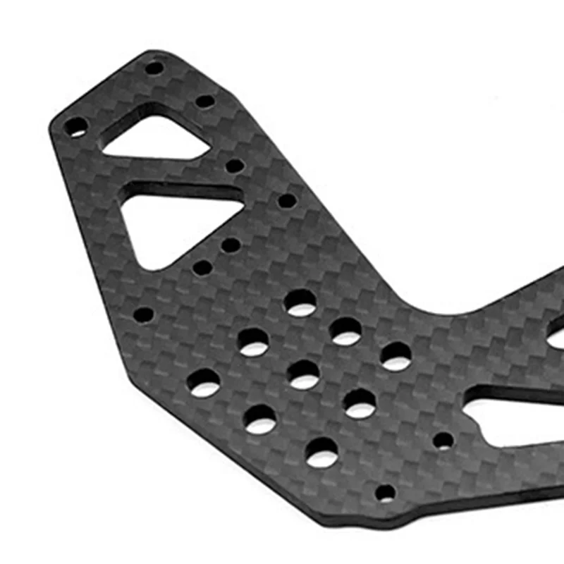 Placa protectora Universal delantera y trasera de fibra de carbono para Losi LMT 4WD, eje sólido Monster Truck 1/8, piezas de actualización de coche RC