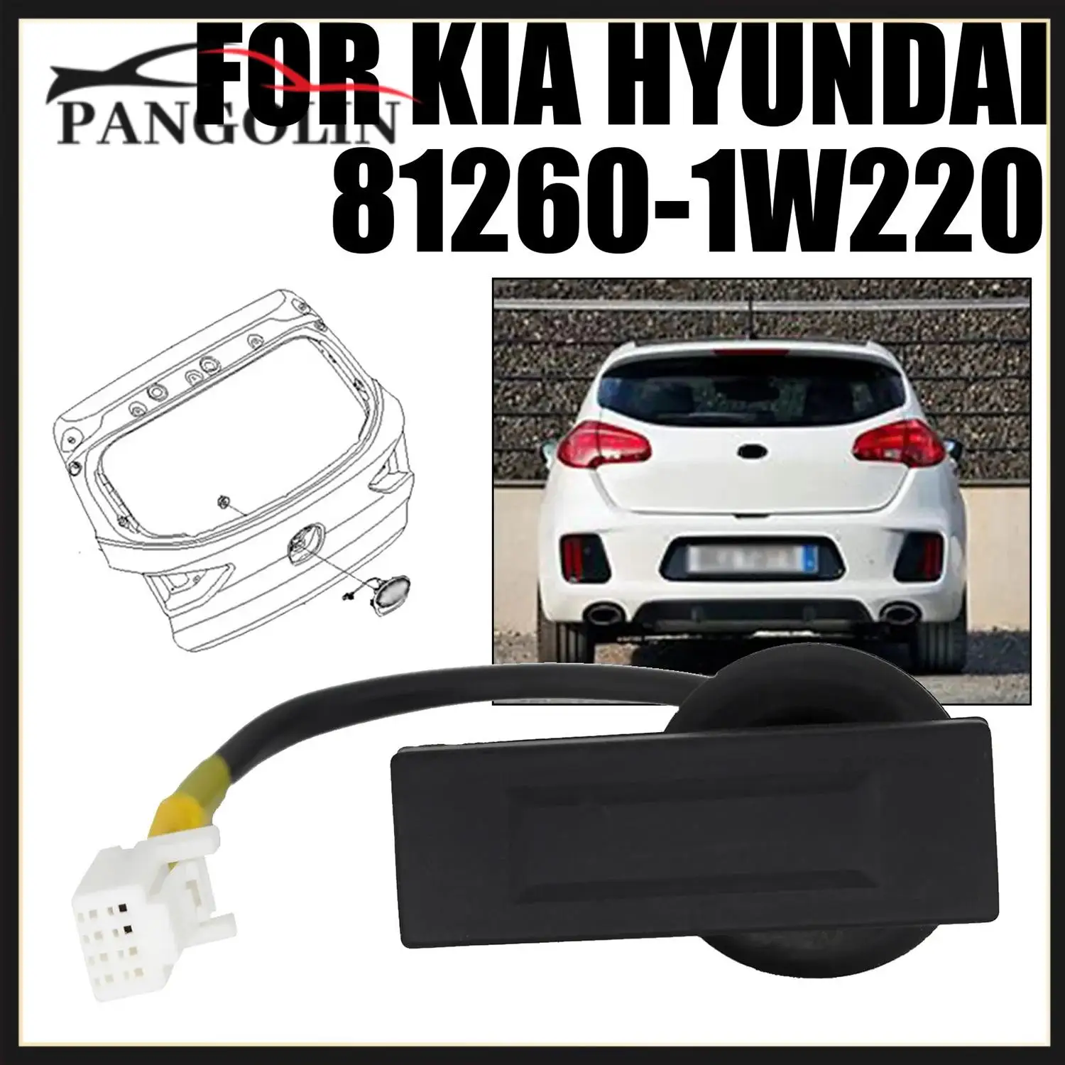 Rear Trunk Lid Lock Release Handle For Kia Rio Pride 2012-2017 81260-1w220 Interior Parts Switches Controls Switches Relays