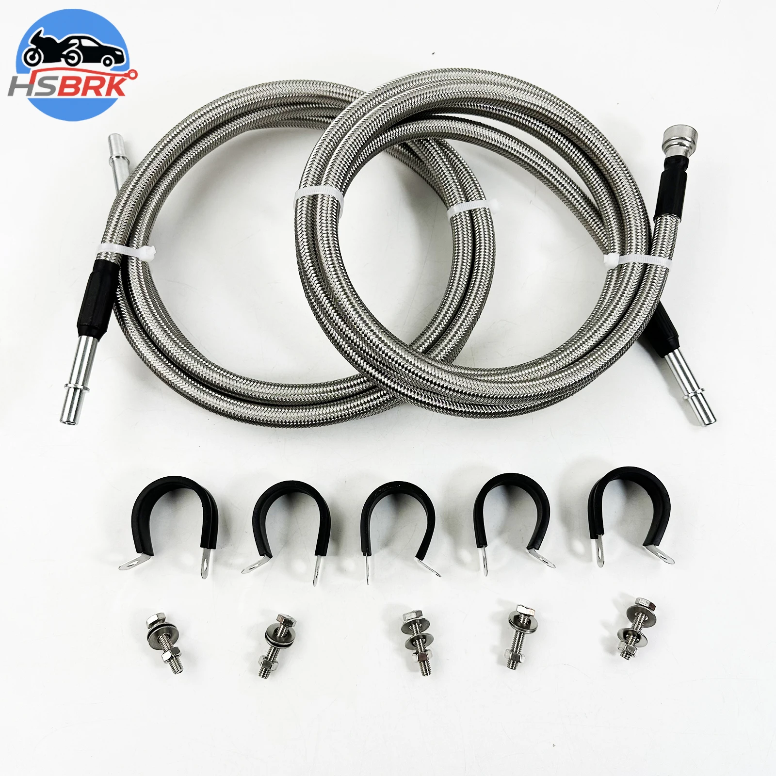 

819-846 Stainless Steel Fuel Line Flexible Braided Line Compatible with Chevrolet Silverado GMC Sierra 1500 Classic 2500 3500 HD