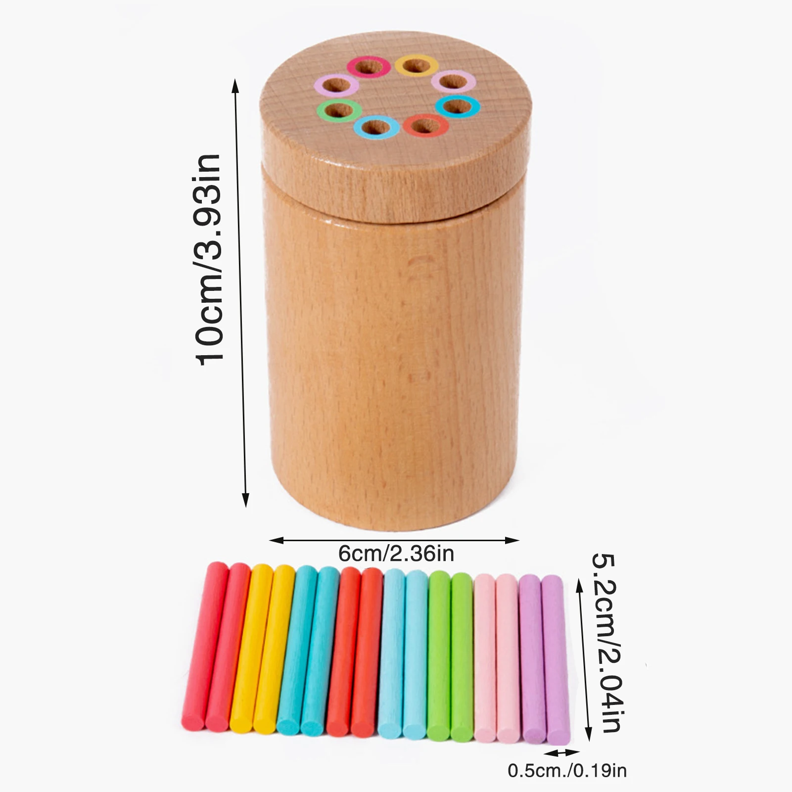 Color Matching Montessori Toys Funny Montessori Logical Thinking Training Toys for Boys Girls Early Learning Aids