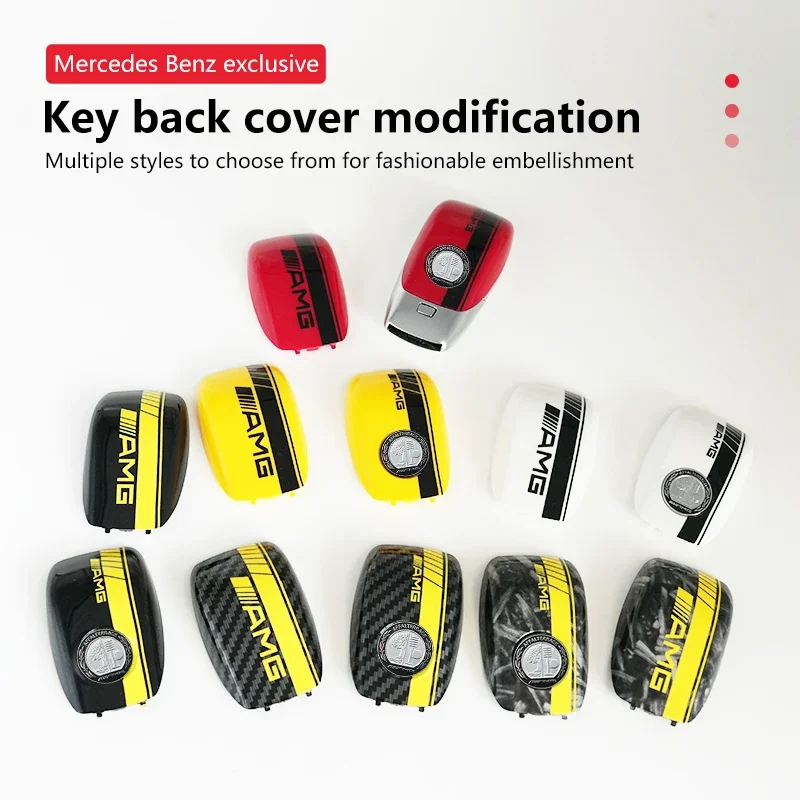 For Mercedes Benz S GLS CLA CLS A C E S G Class GLC CLE CLA W177 W205 W213 W222 X167 W204 W206 W212 AMG car key shell rear cover view 6