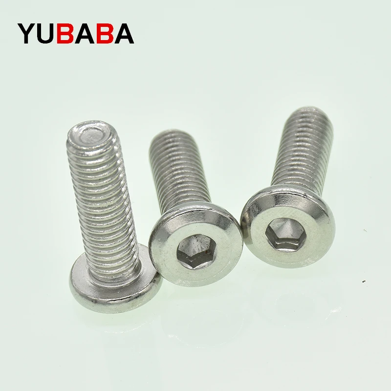 10/5 PCS M6 M8 * (12/16/20/25/30/35) 304 In Acciaio Inox a Testa Piatta con Viti A Testa Esagonale/Mobili Bullone