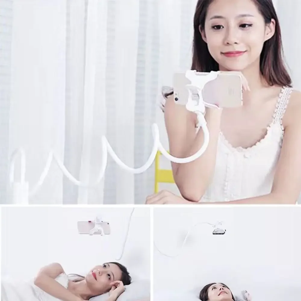 新しい高品質電話サポートマウントラック、フレキシブルベッドデスクトップブラケット、スマートフォンスタンド、ポータブルブラケット、携帯電話ホルダー