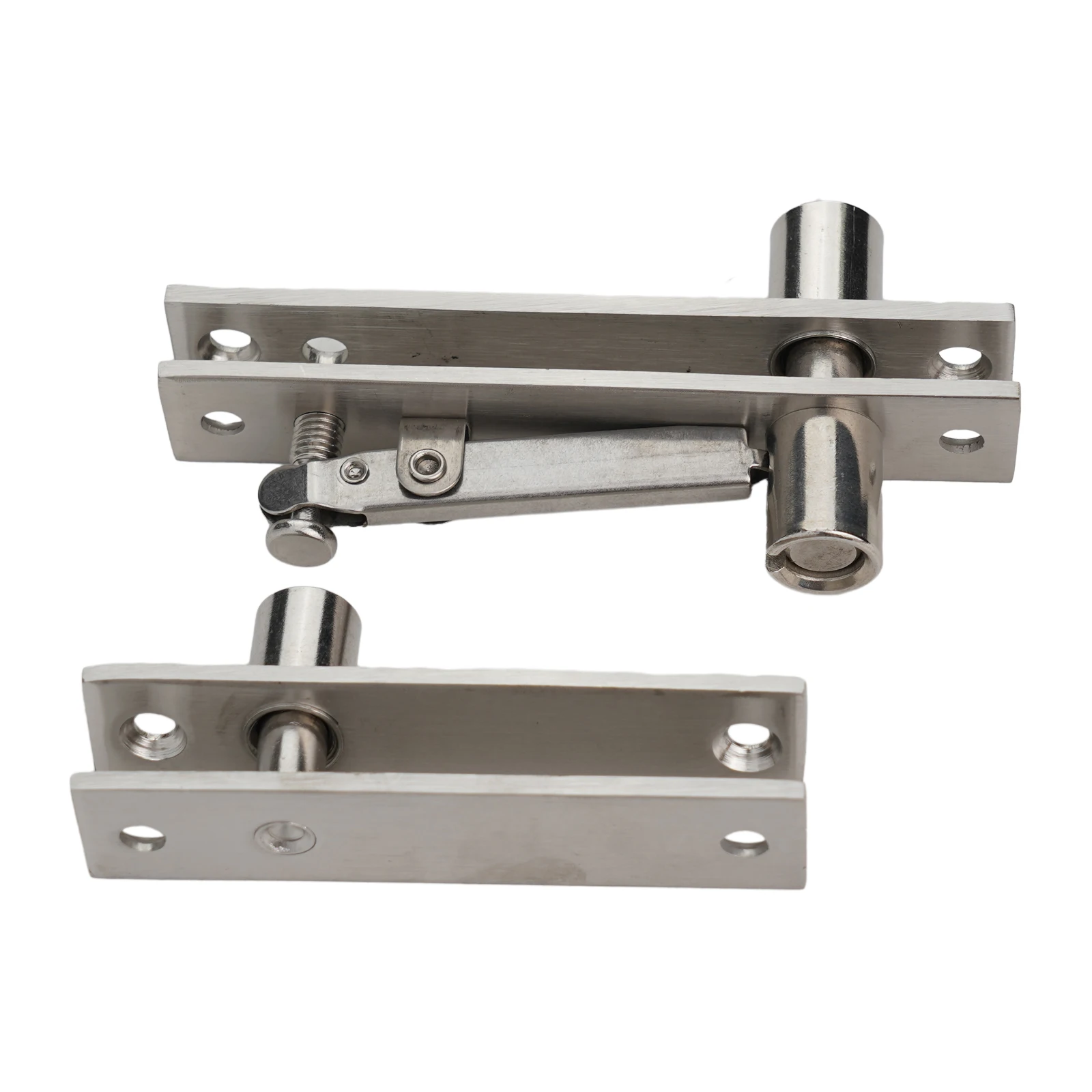 Stainless Steel Pivot Hinges Heavy Duty 360-degree Rotating Shaft Wooden Door Hinge Positioning Axis Concealing Door Hinges  ﻿