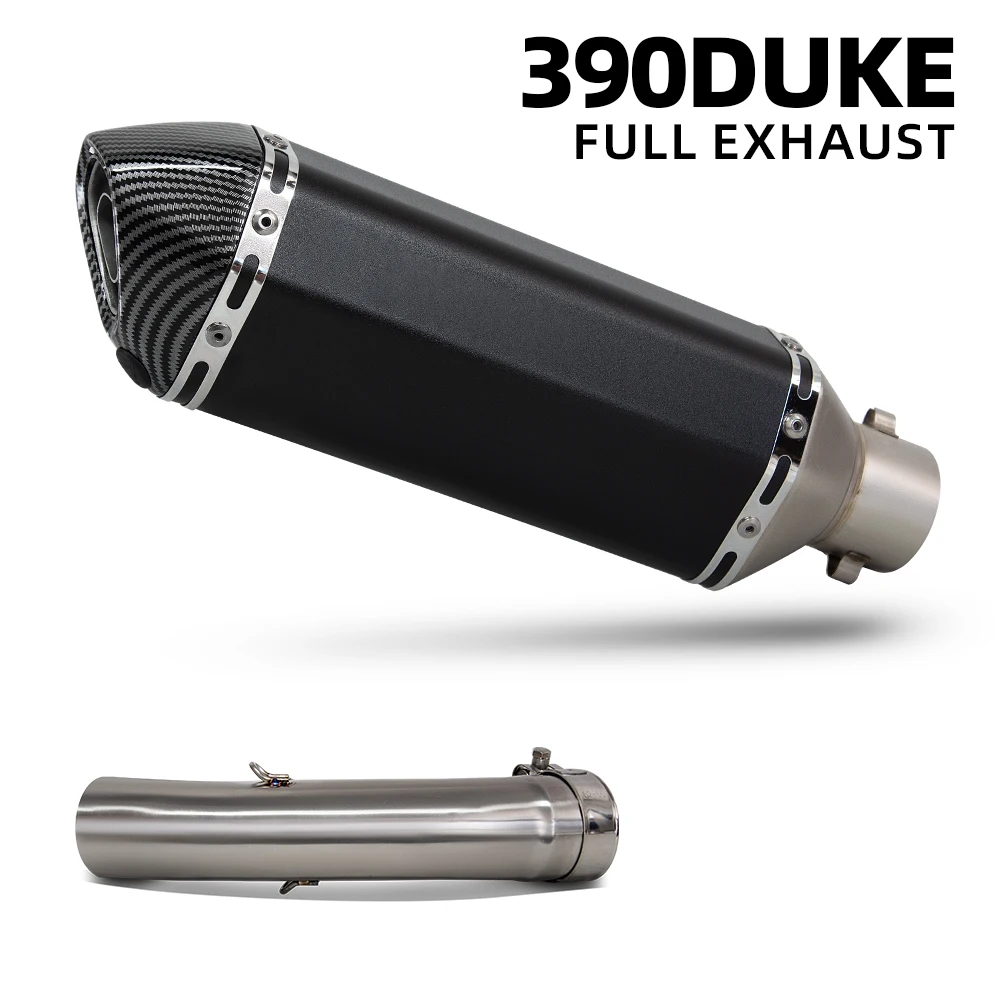 

Для мотоциклов Duke390, Duke250, 390ADV, 250ADV 2021-2024: Выхлопная система Slip-on с глушителем 370 мм, модифицированная система выхлопа