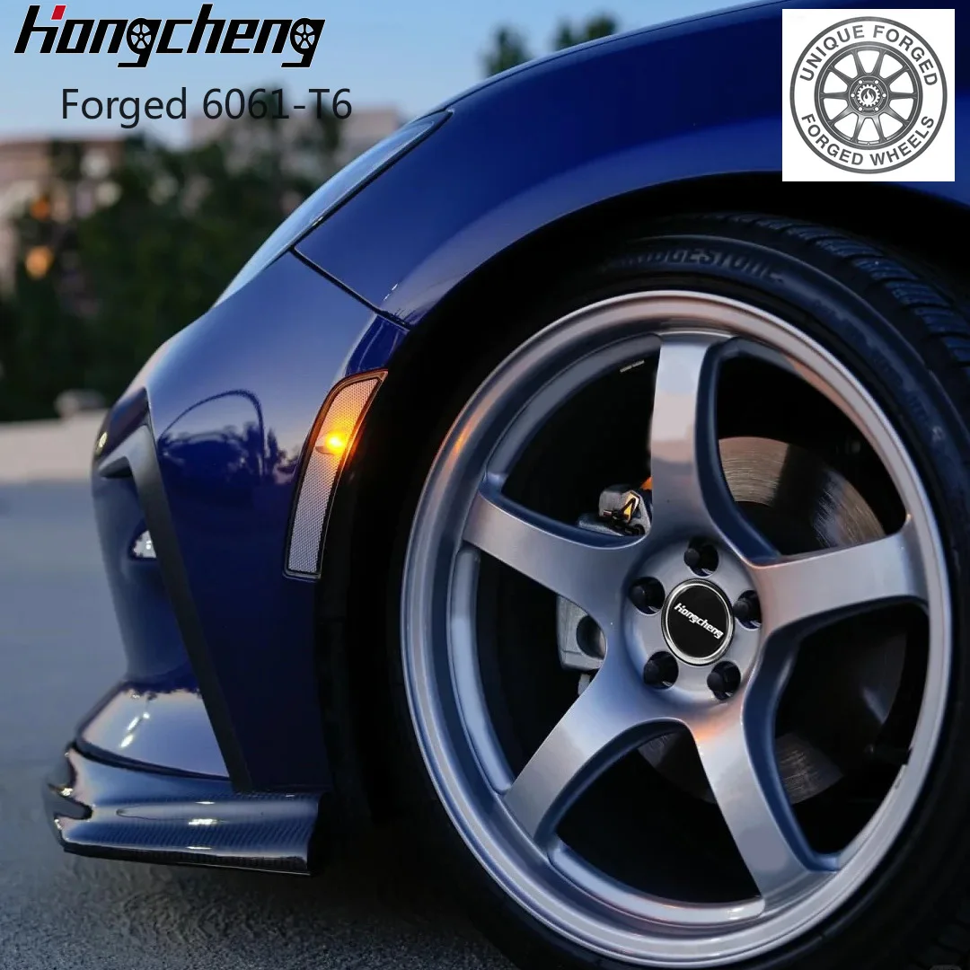 New model of 26Passenger Car Wheels Five Spoke 15 16 17 18 19 20 21 22 Inch Custom Rims 5x112 5x114.3 5x120 Forged Wheels for Be