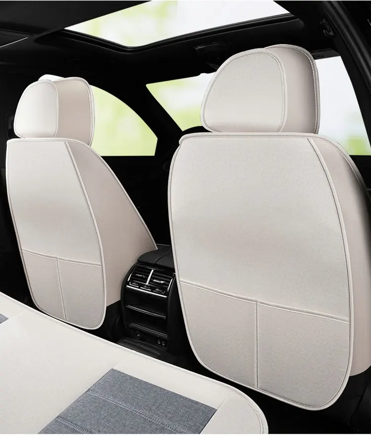 

Универсальные льняные чехлы на автомобильные сиденья для Jetour X70 X90 Plus Chery Tiggo 3X 5X 7 8 Pro Max Arrizo BMW F25 Auto Accesorios Дышащие