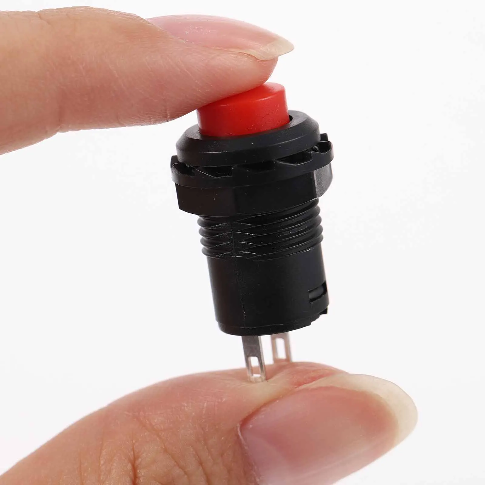 

12pcs Switch Button 12mm Momentary Push Panel Cutout Circuit Accessories Replacement Material Easy Install